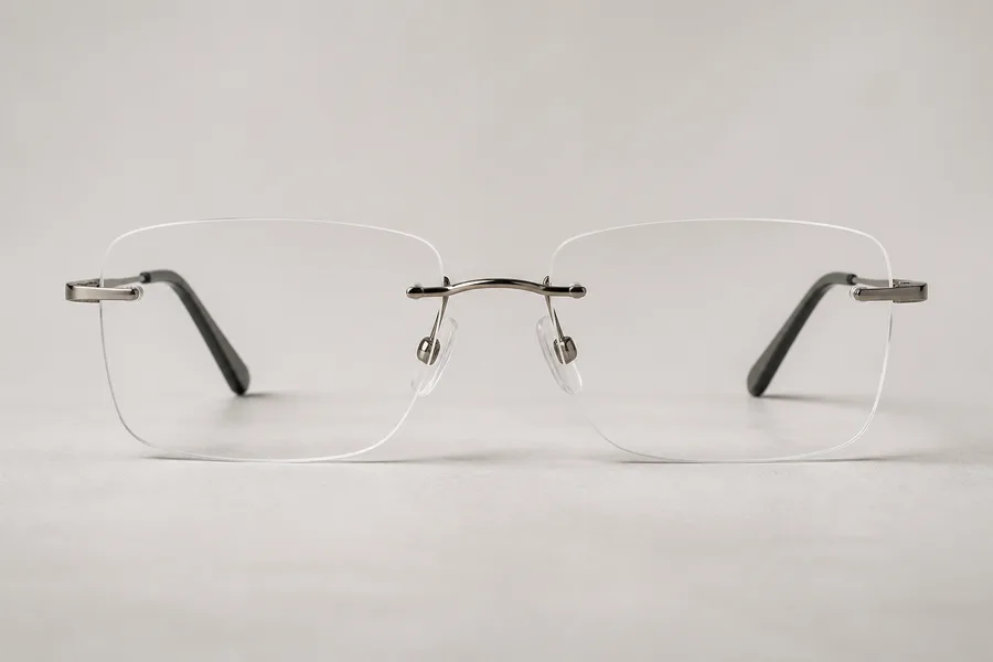 rimless glasses for oval face